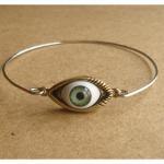 Evil Eye Bangle Bracelet, Simple Everyday Jewelry,..