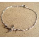 Bird Chain Bracelet, Simple Everyday Jewelry,..