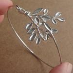Branch Bangle Bracelet, Simple Everyday Jewelry,..