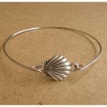 Shell Bangle Bracelet, Simple Everyday Jewelry,..