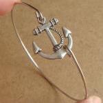 Anchor Bangle Bracelet, Simple Ever..