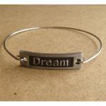 Dream Bangle Bracelet, Simple Everyday Jewelry,..