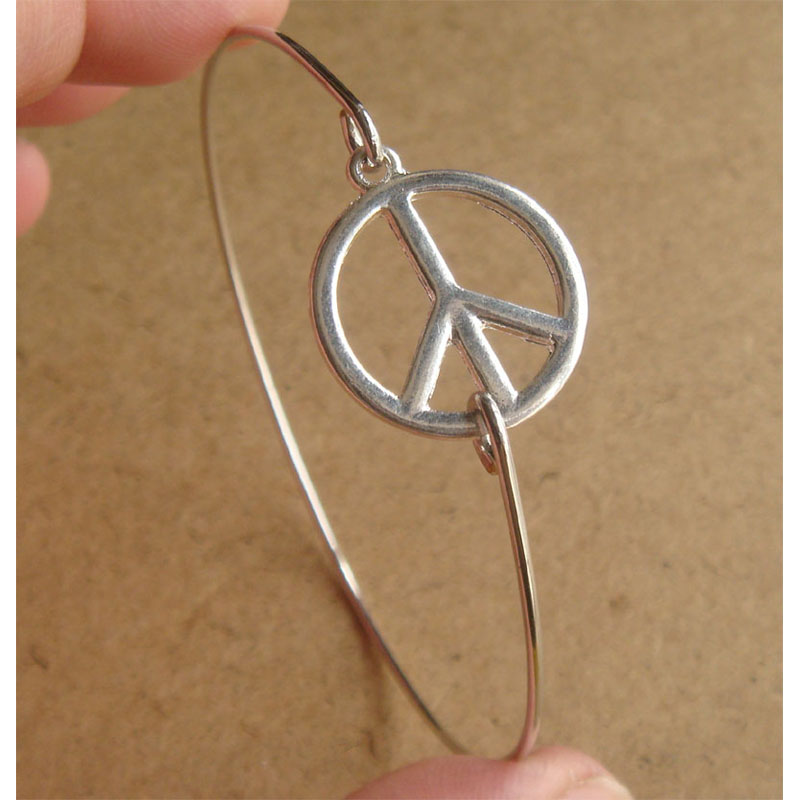 Peace Bangle Bracelet